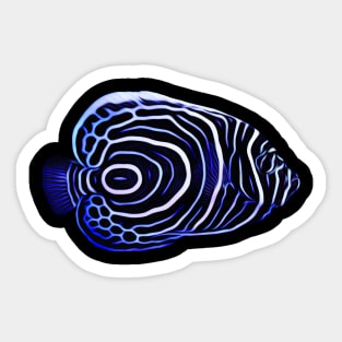 Imperator Angelfish Sticker